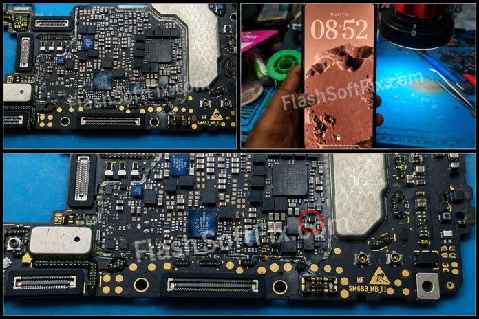 CMF Phone 2 Pro VPH circuit short caused by a shorted capacitor in the audio section