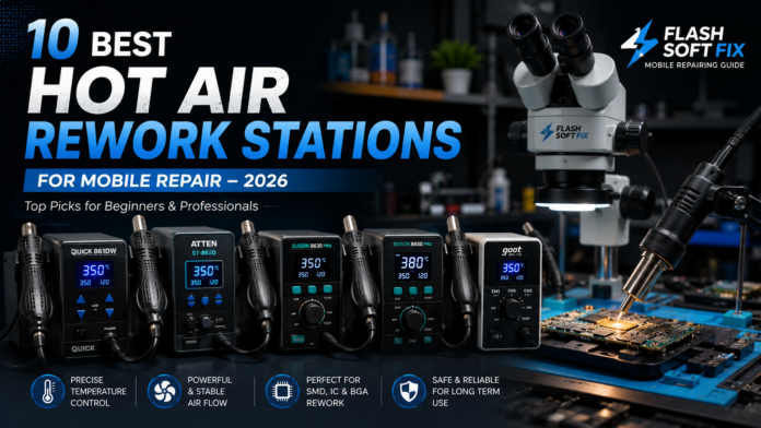 Top 10 hot air rework stations for mobile repair in 2026
