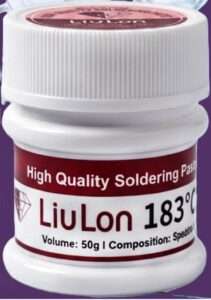 Liulon 183°C PPD paste for CPU reballing and mobile motherboard repair