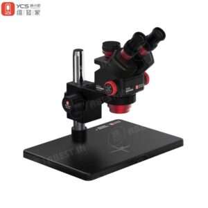 YCS 6558S microscope for mobile phone motherboard repair and microsoldering