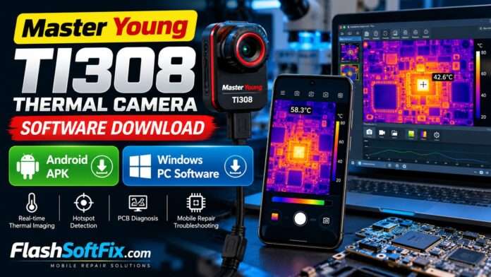Master Young TI308 thermal camera software download for Android APK and Windows PC