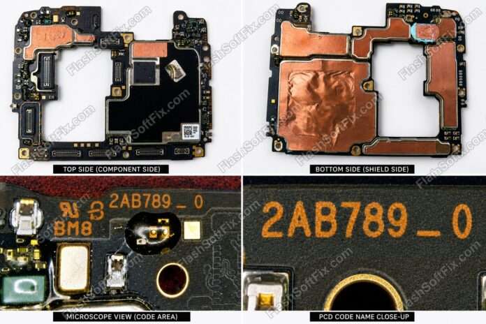 realme 13 Pro 5G motherboard PCB code 2AB789-0